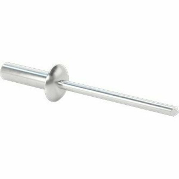 Bsc Preferred Sealing Blind Rivets Domed Head with Aluminum Mandrel 5/32 Diameter 0.562 Long, 50PK 97524A161